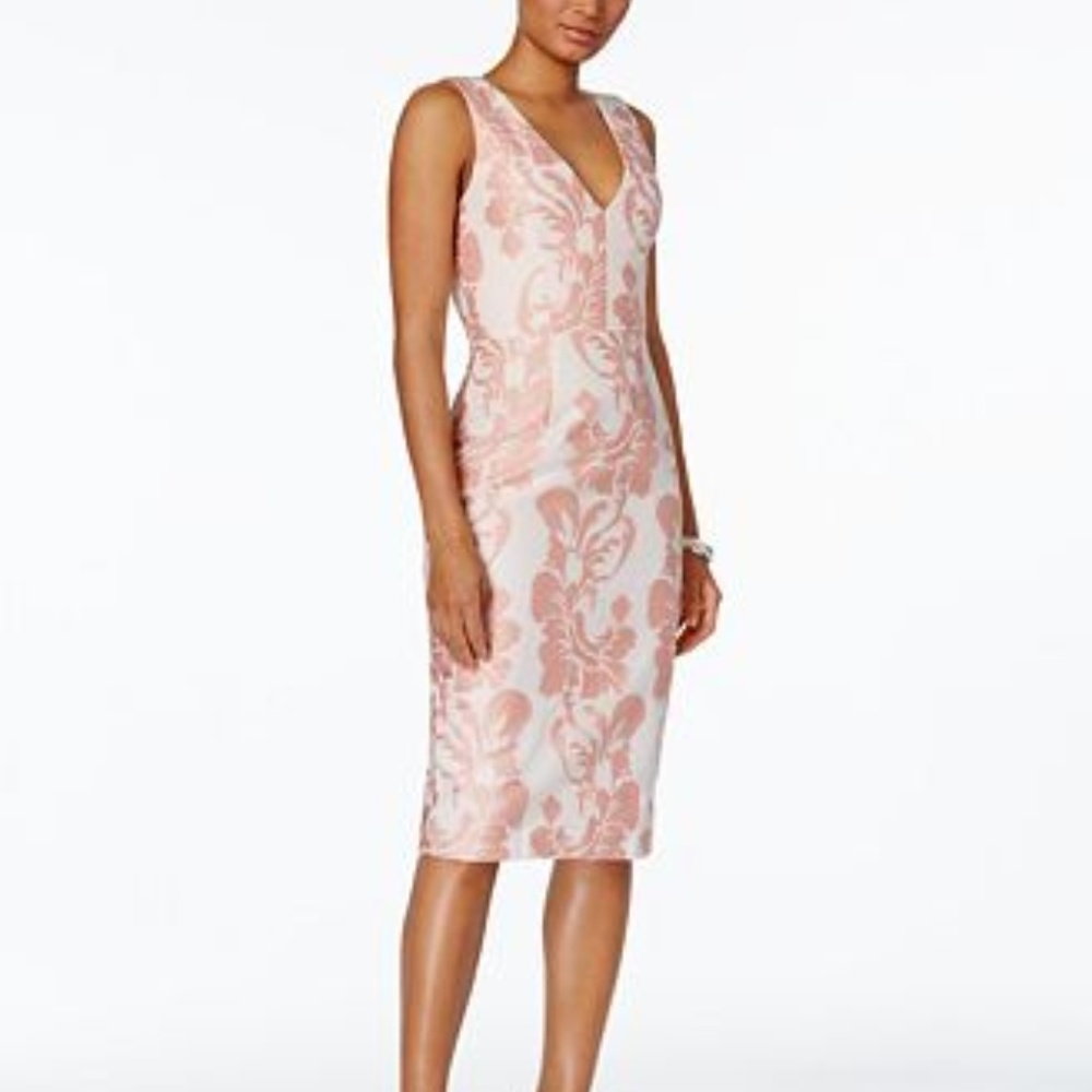 Jax Sleeveless V-Neck Jacquard With Embroidery